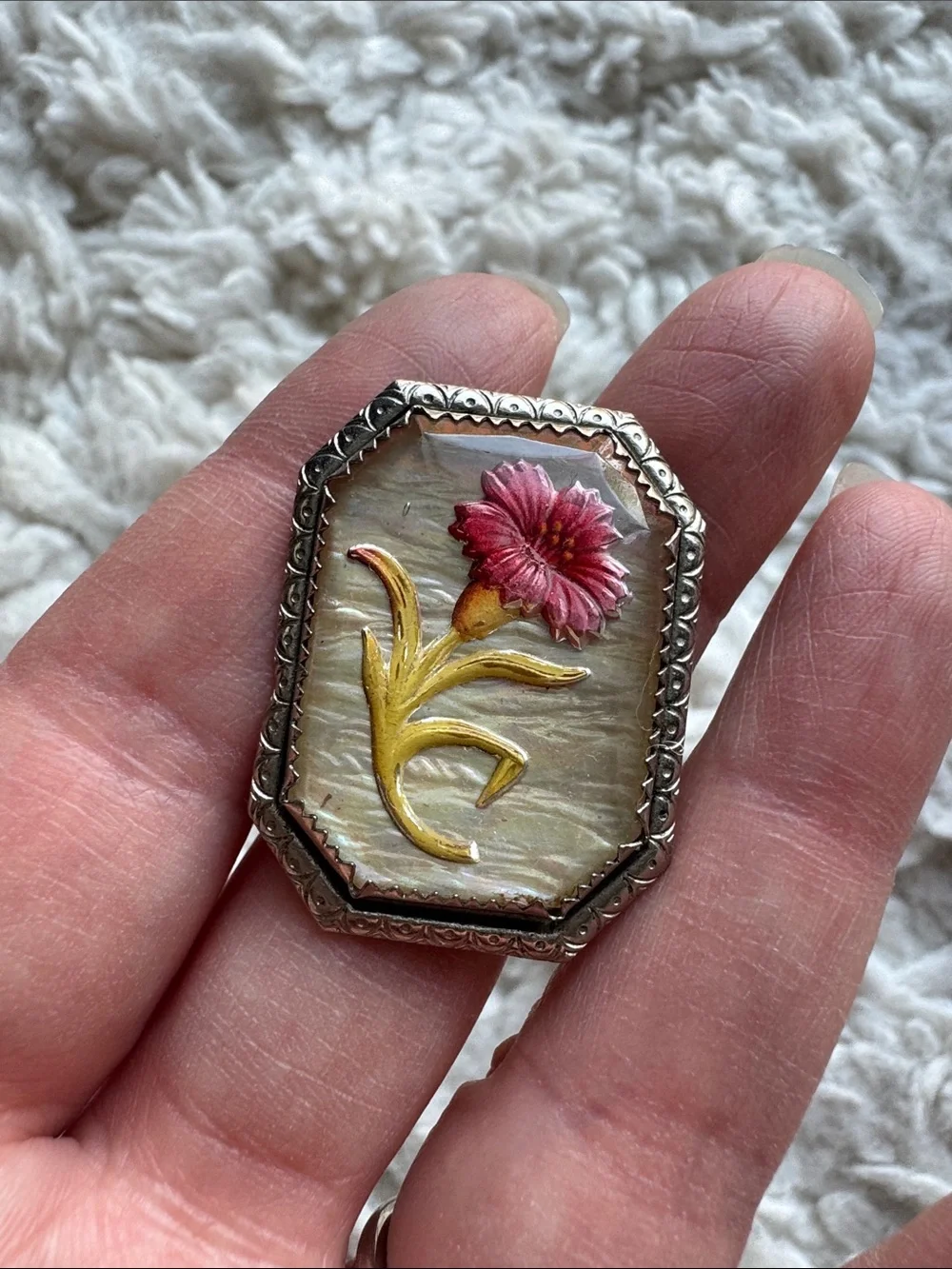 Vintage Flower Brooch